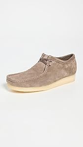 Amazon.com | Clarks Men's Wallabee Oxford, Dark Grey Suede